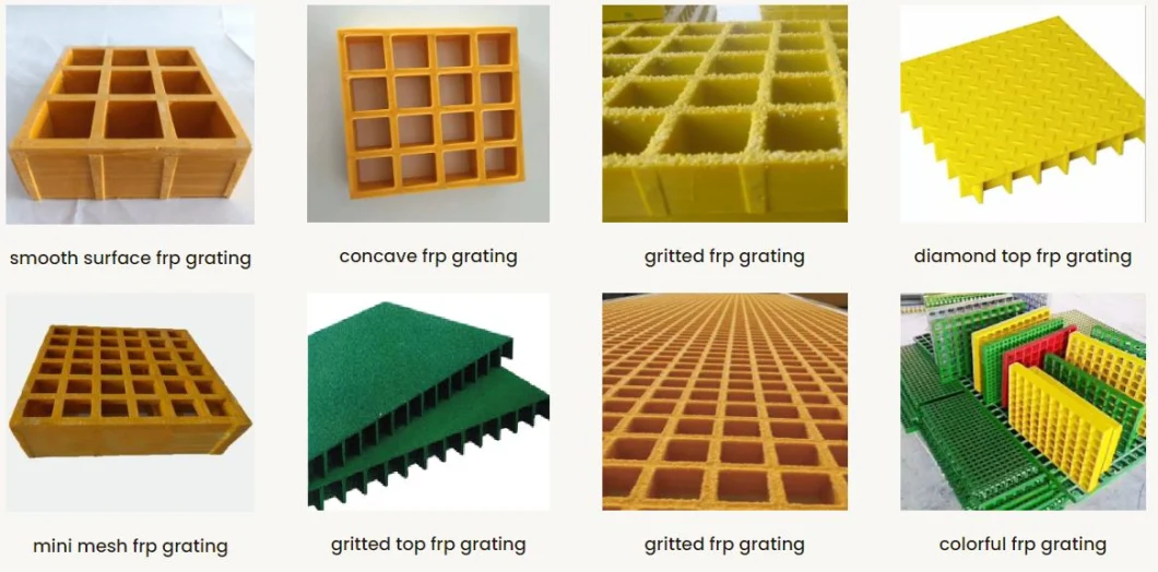 Customized FRP Molded Gully Grating FRP Grating Price Good Quality Cheap Price FRP Grating Fiberglass Grating