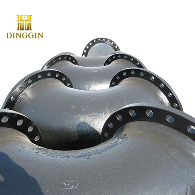 En545 En598 ISO2531 Pn16 Pn25 Ductile Iron Pipe Fittings with Flanged Ends