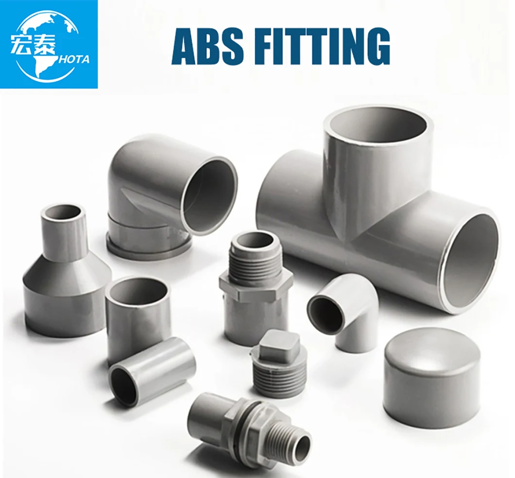 PVC ABS 1/2′ ′ 3/4′ ′ Bsp Flanged Backnut Pipe Fittings Locknut Nut