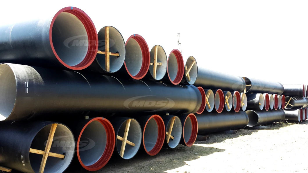 ISO2531 Cement Lined Ductile Cast Iron Pipes K9 for Potable Water