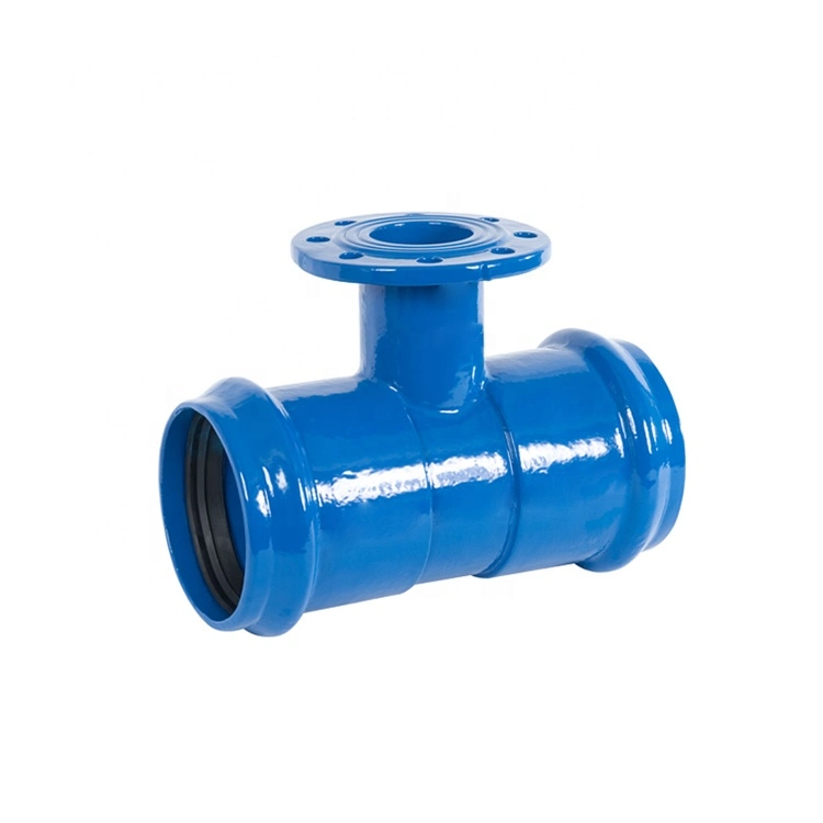 ISO2531 En545 Di-PVC Ductile Iron Push on Joint Pipe Fittings for PVC Pipe