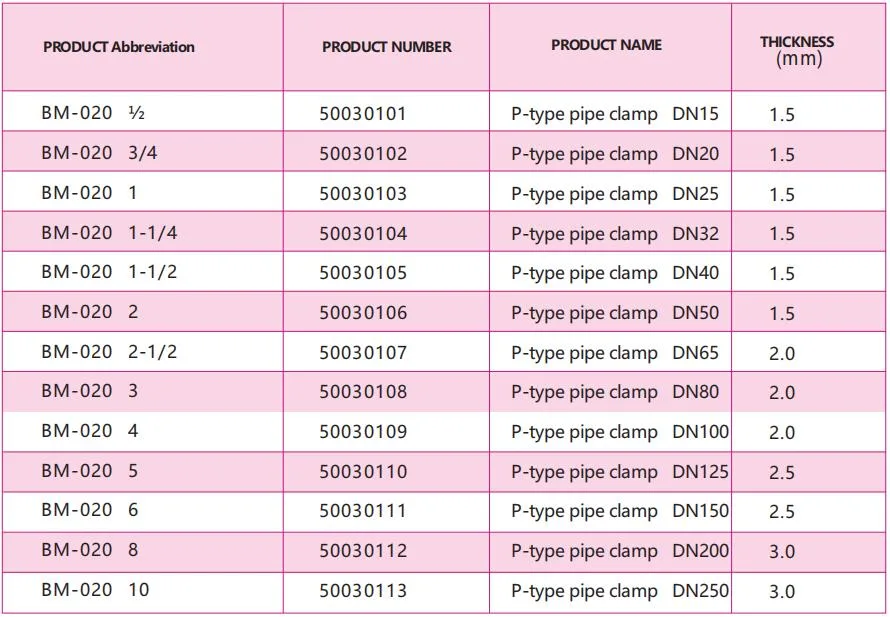 Strut Rigid Steel Conduit Strut Channel Pipe Clamps