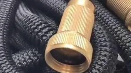 블랙 플렉시 호스 연장 가든 호스 퀵 커넥트 어댑터